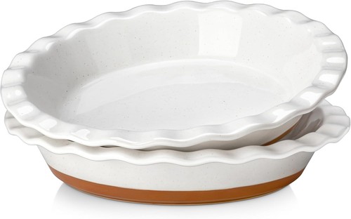 Ceramic pie pan set 9 - set, of